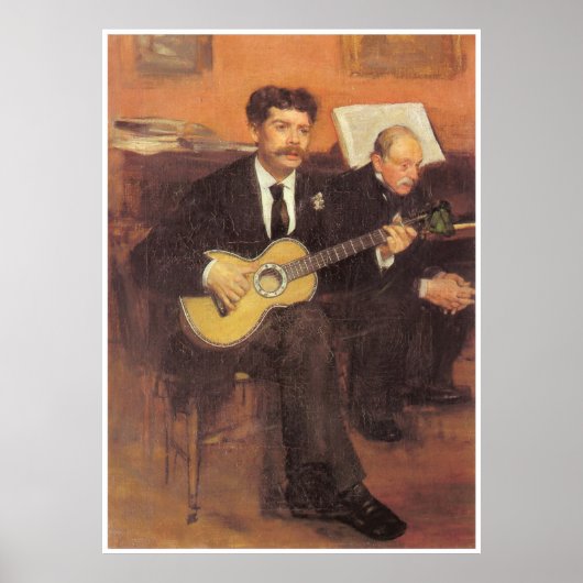 Lorenzo Pagans & Auguste deGas, Edgar Degas ポスター (正面)