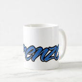 Lorenzo Vorname Name blue Tasse Kaffeetasse コーヒーマグカップ (正面右)