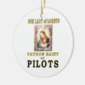 LORETOの私達の女性 セラミックオーナメント (左)