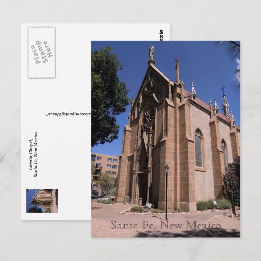 Loreto Chapel, Santa Fe, NMはがき ポストカード (正面/裏面)