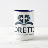 Lorettoの校友のマグ ツートーンマグカップ (中央)