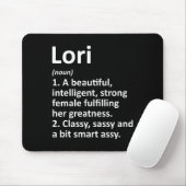 Lori Definition Personalized Name Funny Christmas  マウスパッド (マウス)