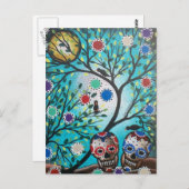 Lori Everett_Day Of The Dead_Mexican_Embasses_DOD ポストカード (正面/裏面)