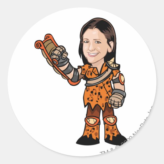 LornaDesaparowティラニアのスタッフプレーヤー ラウンドシール (正面)