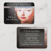 Lorraynnaのフランスのなバロック式のサロン 名刺 (正面/裏面)