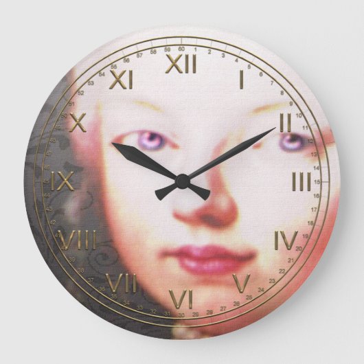 Lorraynnaのフランスのなバロック ラージ壁時計 (正面)