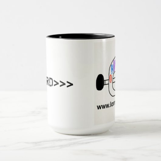 lorry-driver.comのマグ マグカップ (中央)