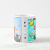 Losのhombresはser masのperfectosのque el SOLをnot puede コーヒーマグカップ (中央)