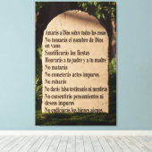 Los 10 mandamientos キャンバスプリント (インサイチュ (ウッドフロア))