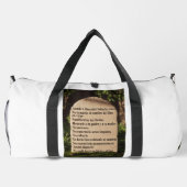 Los 10 mandamientos ダッフルバッグ (裏面)