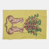 Los amantes de frutillas Camiseta キッチンタオル (横)