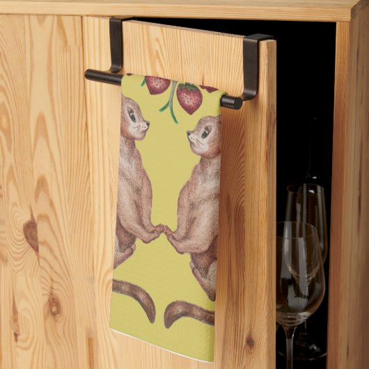 Los amantes de frutillas Camiseta キッチンタオル (三つ折り)