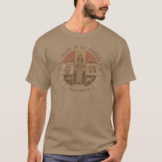 Los Angeles郡のシール Tシャツ