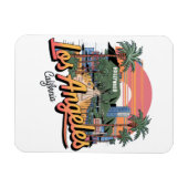 Los Angeles マグネット (横)