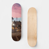 Los Angeles At Night purple club スケートボード (正面)