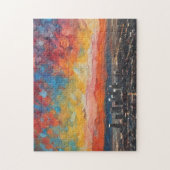 Los Angeles at Sunset Abstract  ジグソーパズル (縦)