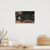 Los Angeles, CAAlligator FarmPulling Girl ポスター (キッチン)