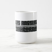 Los Angeles - California コーヒーマグカップ (中央)