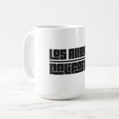 Los Angeles - California コーヒーマグカップ (正面左)