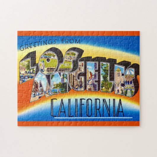 Los Angeles California ジグソーパズル (横)