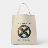 Los Angeles California トートバッグ (裏面)