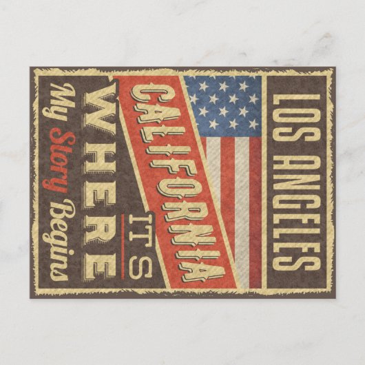 Los Angeles California ポストカード (正面)