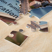 Los Angeles California 3D Skyline Map Vacation ジグソーパズル (側面)