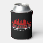 Los Angeles California Beautiful Skyline 缶クーラー (缶正面)