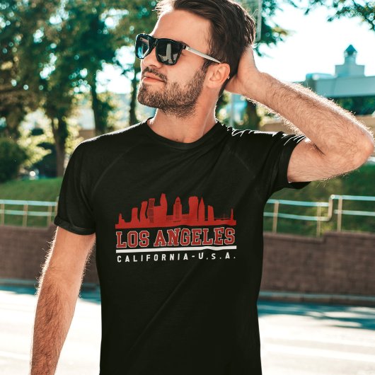 Los Angeles California Beautiful Skyline Tシャツ