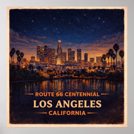 Los Angeles California Centennial ポスター (正面)
