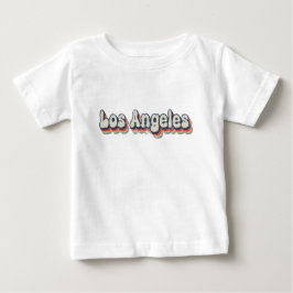 Los Angeles California Chrome City Classic Art ベビーTシャツ