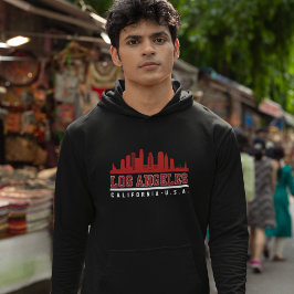 Los Angeles California Modern Skyline パーカ