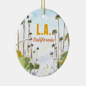 Los Angeles California Ornament セラミックオーナメント (右)