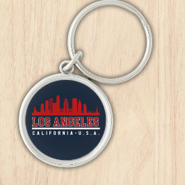 Los Angeles California Skyline City キーホルダー