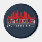 Los Angeles California Skyline City マグネット (正面)
