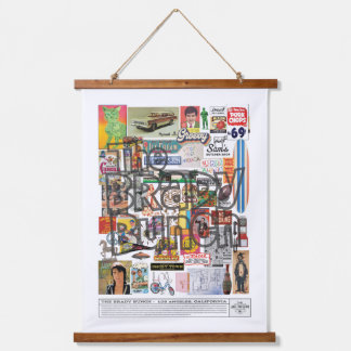 Los Angeles, California – The Brady Bunch Pop Cult 吊り下げ型タペストリー