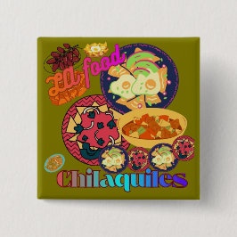 Los Angeles Chilaquiles olive 缶バッジ