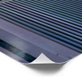 Los Angeles City Hall Skyline – Downtown LA Print ポスター (コーナー)