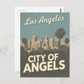 Los Angeles City of Angels ポストカード (正面/裏面)