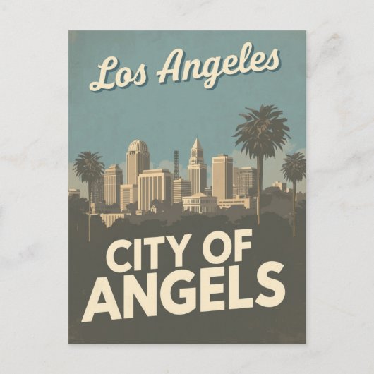 Los Angeles City of Angels ポストカード (正面)