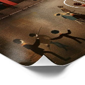 Los Ángeles: City of Angels - Whimsical Art ポスター (コーナー)