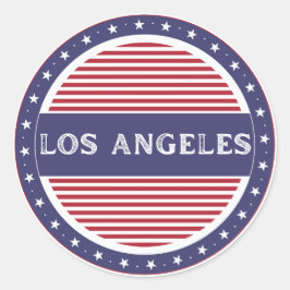 Los Angeles City Pride Emblem – American Identity ラウンドシール