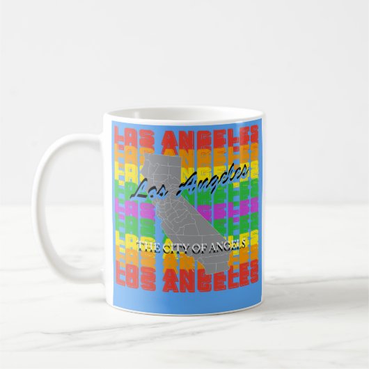 Los Angeles coffee mug  コーヒーマグカップ (左)