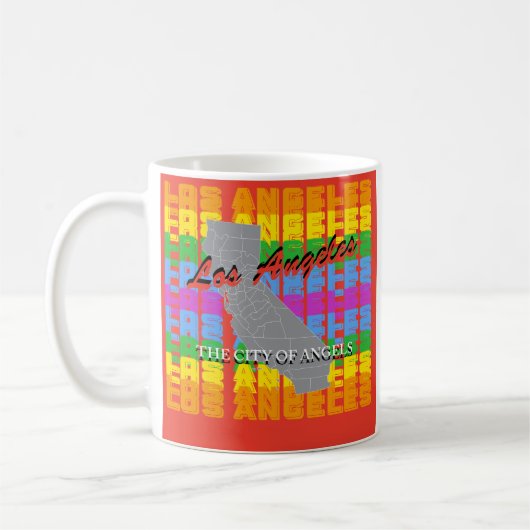 Los Angeles coffee mug  コーヒーマグカップ (左)