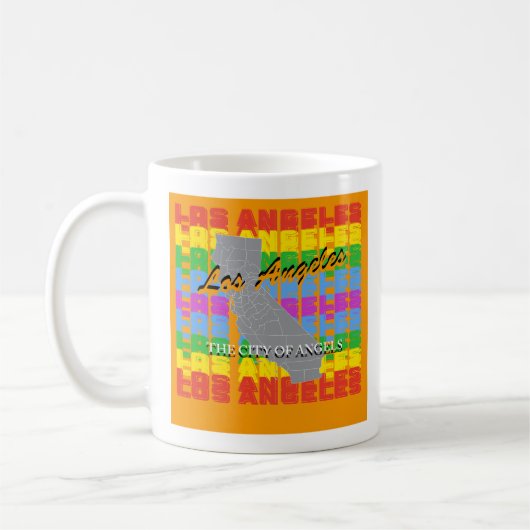 Los Angeles coffee mug  コーヒーマグカップ (左)