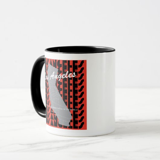 Los Angeles coffee mug  マグカップ (正面左)