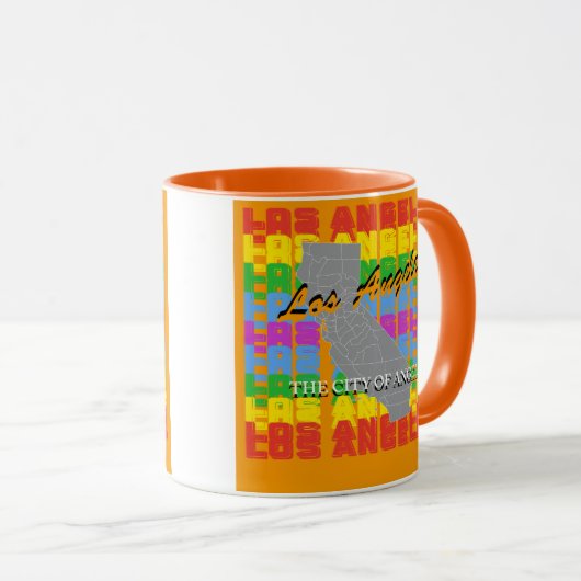 Los Angeles coffee mug  マグカップ (正面右)