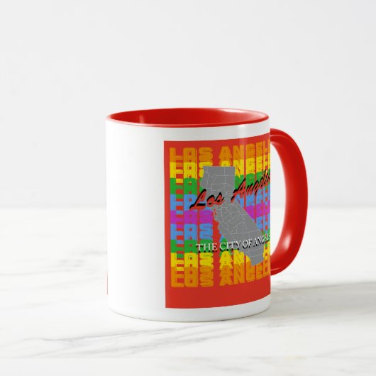 Los Angeles coffee mug  マグカップ (正面右)