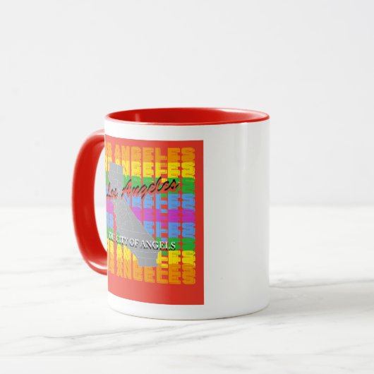 Los Angeles coffee mug  マグカップ (正面左)