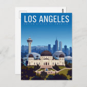 Los Angeles Dreamscape Skyline ポストカード (正面/裏面)